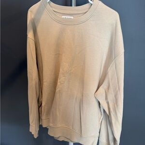 Old Navy Women's Crewneck Sweatshirt in Tan